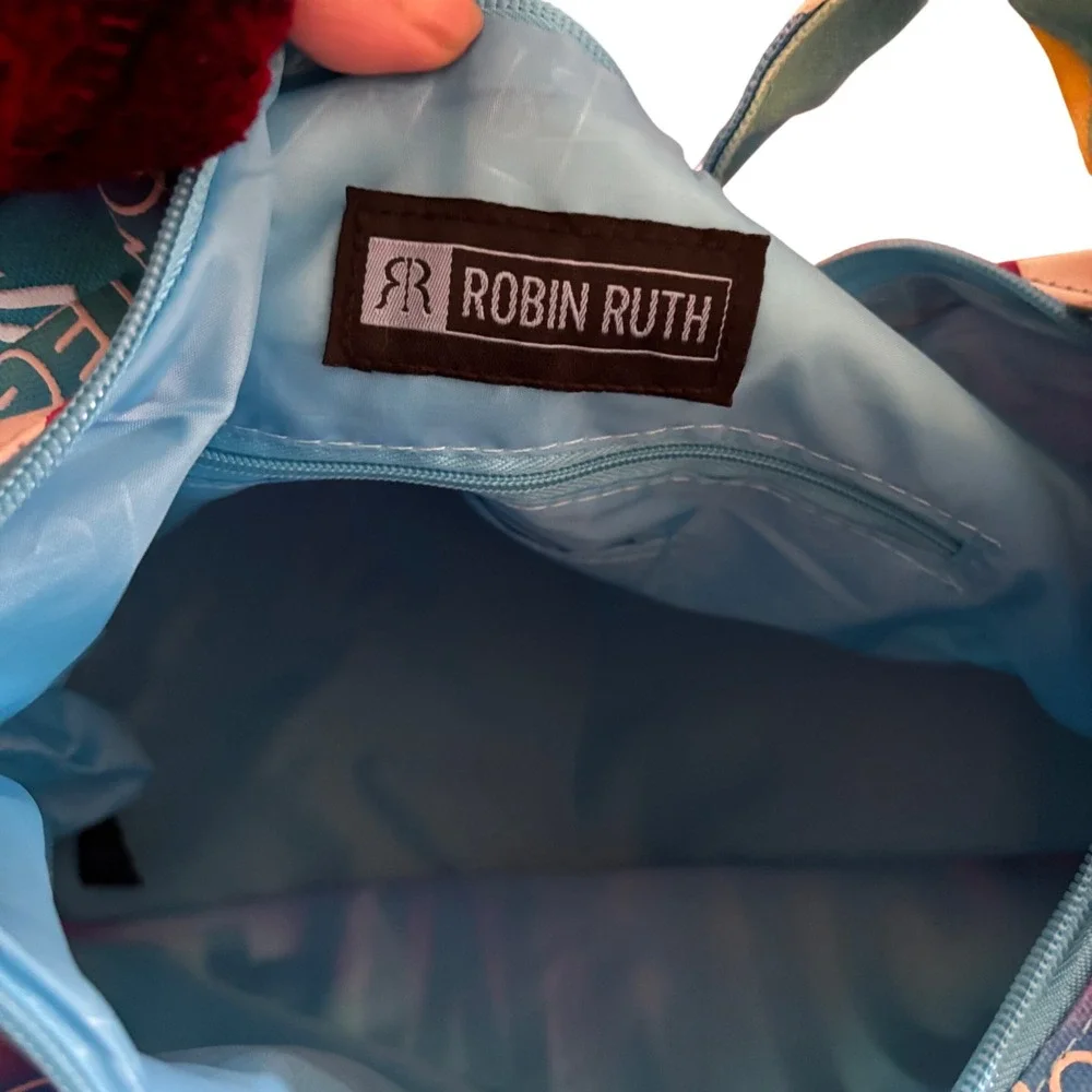 Robin Ruth Jamaica City Slouch Bag Large Vibrant Tie Dye Design‎